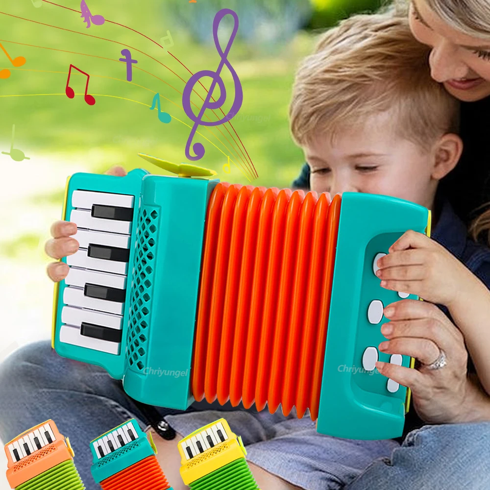 Accordion Toy for Kid Piano Mu - Musical Instrument Harmonium 评论和价格