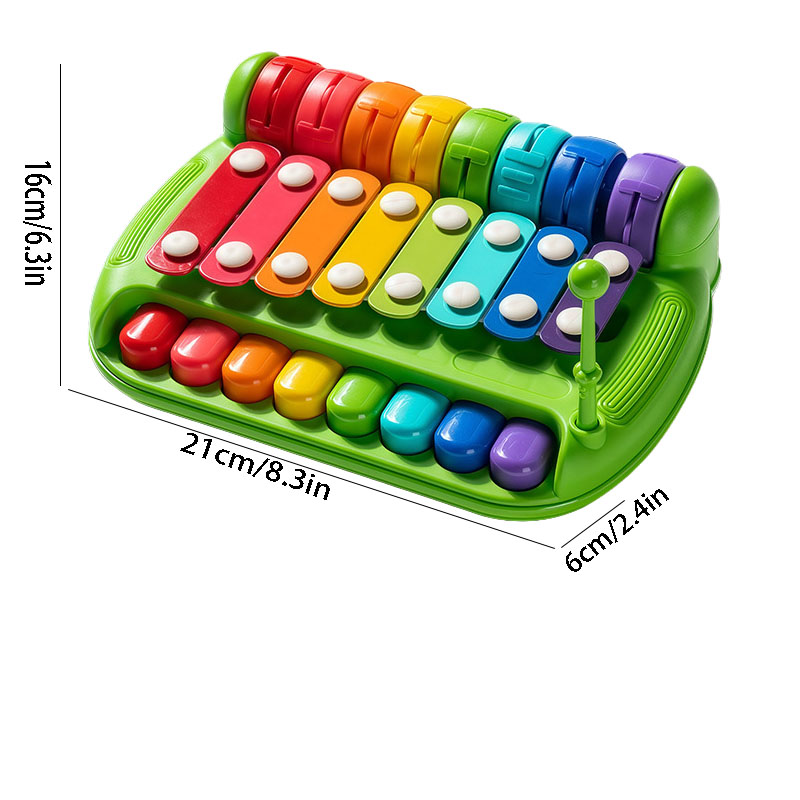 8 Note Baby Xylophone For 0-12 - Musical Instrument Harmonium 评论和价格