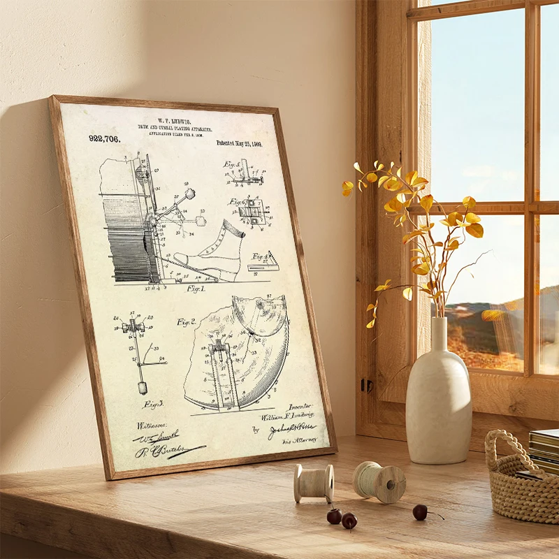 Patent Vintage Musical Instrum - Picture Of Musical Instrument 评论和价格