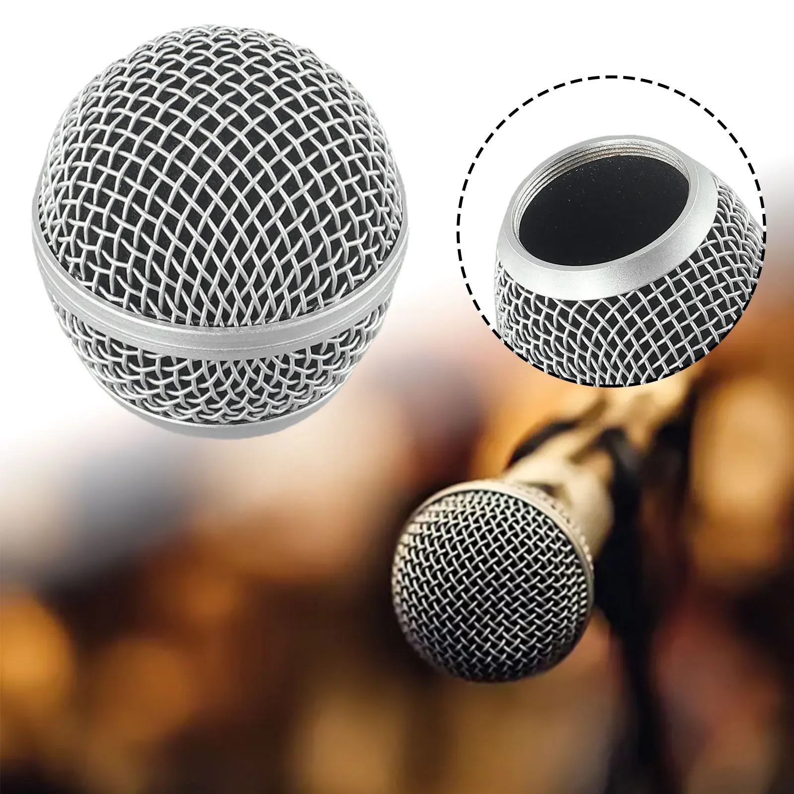 1 Pc Microphone Mesh Head Meta - Shure Mic Mv7 评论和价格